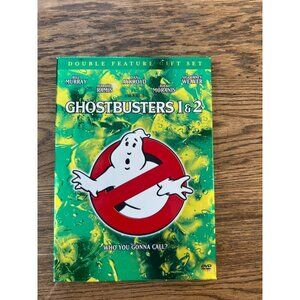 Ghostbusters 1 & 2 DVD Double Feature Comedy Movie Bill Murray Aykroyd Pre-Owned